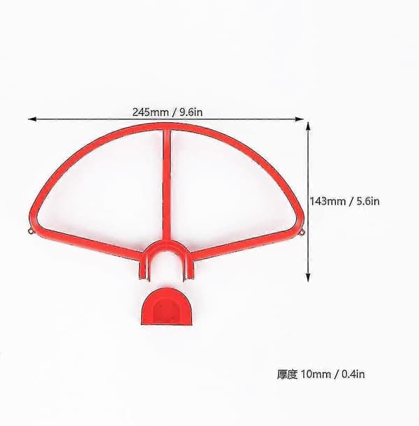 Piao 4 stk. Propellbeskyttelse for Dji Phantom 3 Standard, Advanced og Professional, hurtigkobling, avtakbart propellbeskyttelse