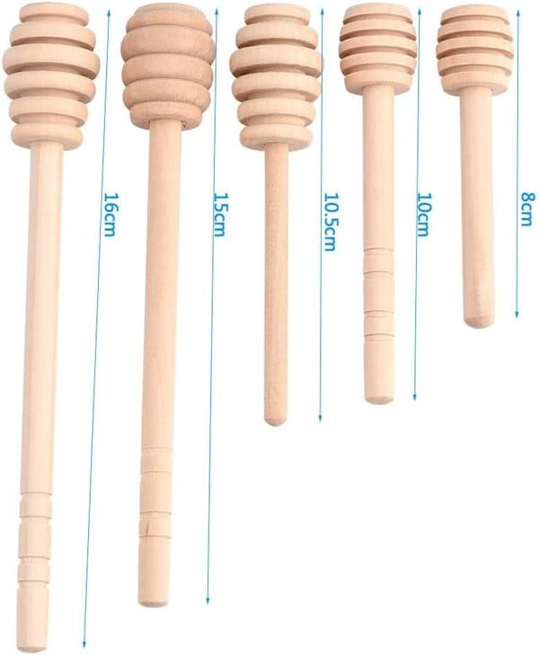50 stk Mini Trepinner for Syltetøy og Honning (8cm)
