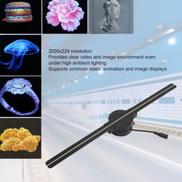 3D Hologram Fan 16.5 Inch 2000x224 WiFi 3D Projector with 224