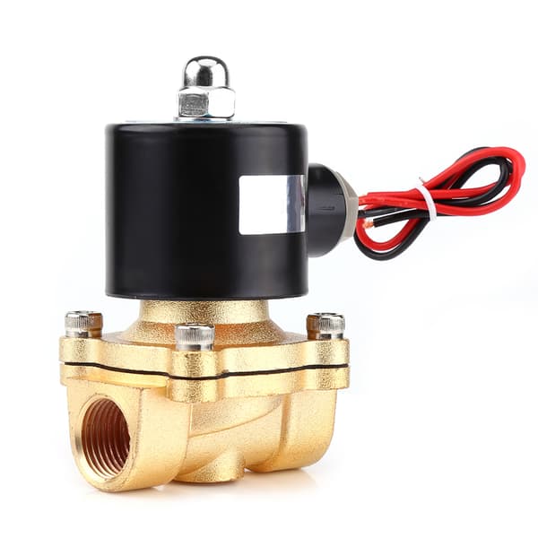 12V DC 1/2 tums elektrisk magnetventil för vatten, luft, bränsle, gas