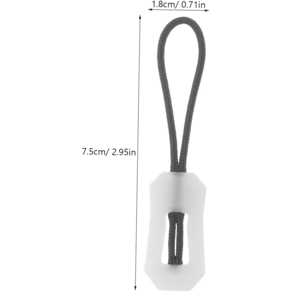 Practical Zipper for Outdoor Activities 10 Pcs Luminous Zipper Pulls
