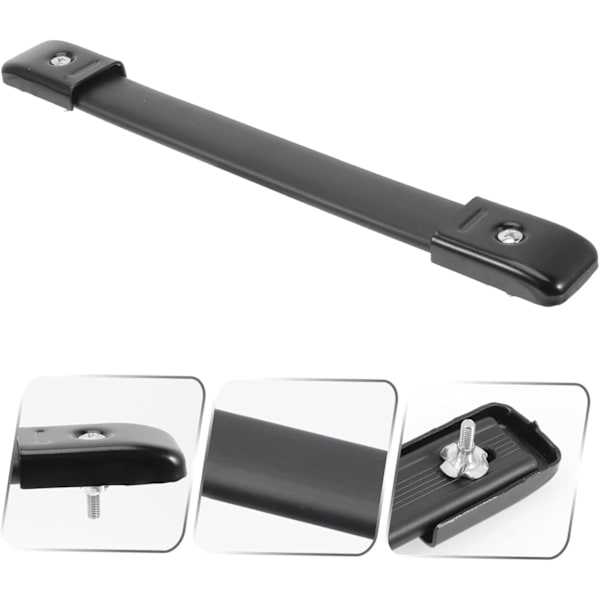 8mm Copper Guitar Accessories Black Pull Handle Single Hole for Speaker Cabinet Strap