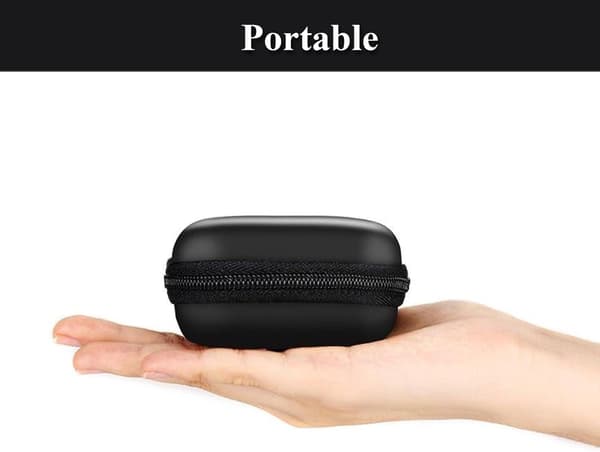 Charger Case, Mini Cable Organizer Case, Pouch Case, Small Charger Organizer, Waterproof Travel Storage Bag for USB Drives, Power