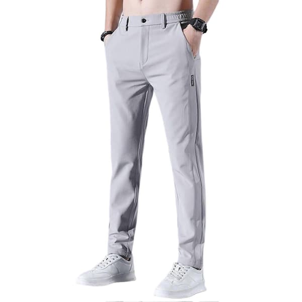 Men's Golf Pants, Quick Dry, Long, Comfortable Casual Trousers with Pockets