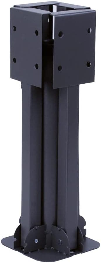 Sammenklappelig parasolfod til terrasse Ø86X34 cm Stål til 38 til 50 mm stænger Haveparasolstøtte Parasolfod Robust Let Kompakt