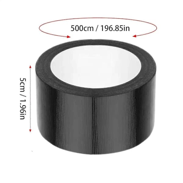Lædertape til møbler, vandafvisende klippebar lap, rivefast 5m x 5cm til sofa, bilsæder og industriel brug