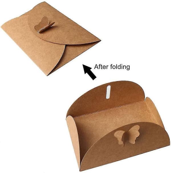 Mini Card Envelopes, 50-pack Thanksgiving Gift Card Envelopes With Butterfly