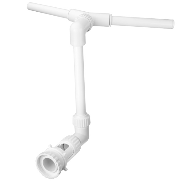 Dobbel spray vannfontener for over bakken/nedgravde bassenger, 2-i-1 justerbar foss basseng sprinkler fontene for kjøling