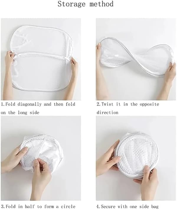 Foldable Laundry Basket Dirty Clothes Organizer Bathroom Mesh Storage Bag Frame Bucket Laundry Organizers Storage Bag (Black)