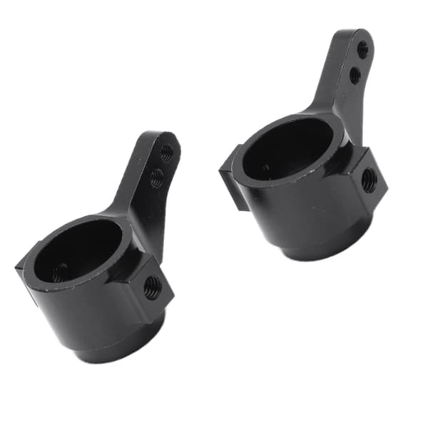 2 stk. Styrespindler Aluminiumlegering RC Bil Reservedele Tilbehør til TAMIYA CC01 Sort
