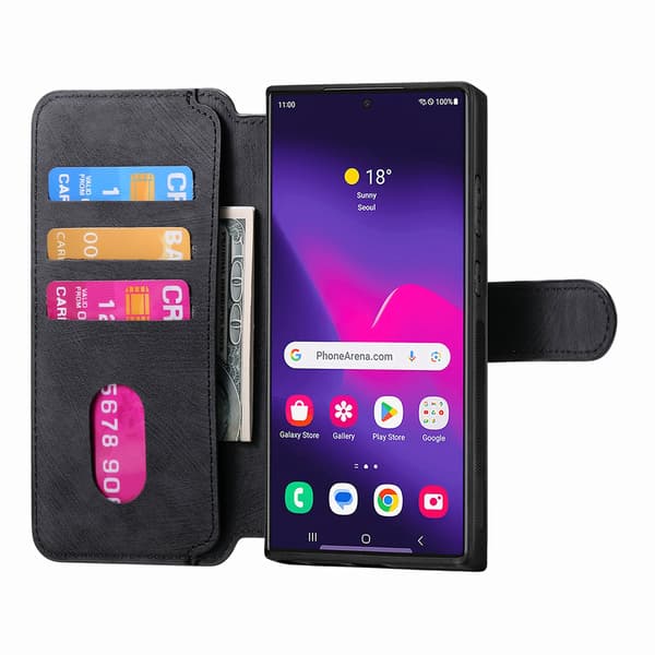 Magnetisk etui til Samsung - Sort Samsung Galaxy A25