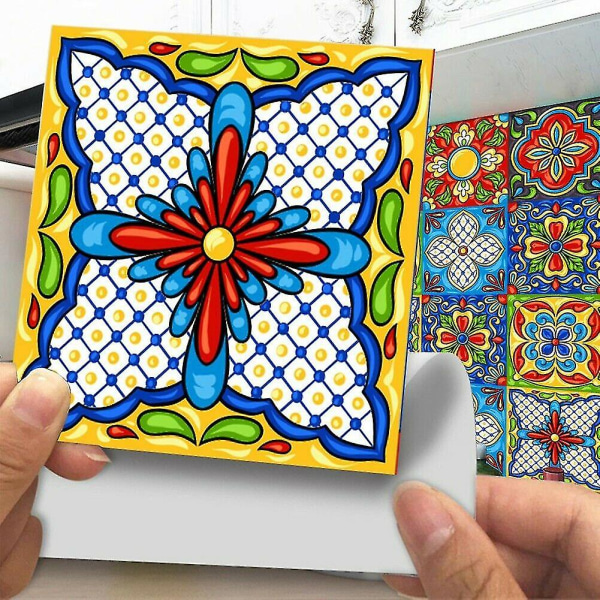 Køkkenflisestickers 3D Selvklæbende Badeværelsesmosaik - 20x20cm