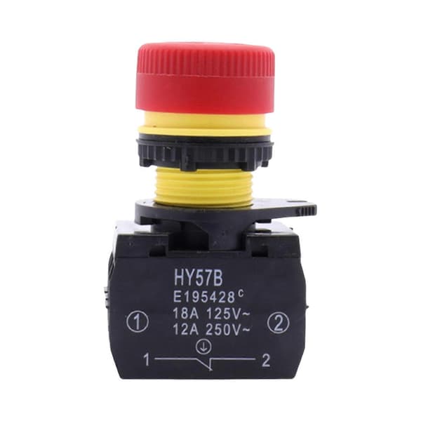 Electrical Control HY57B Stop Switch Customizable Industrial Push Button Switches Replacement Emergency Stop Switch Single contacts Single  contacts