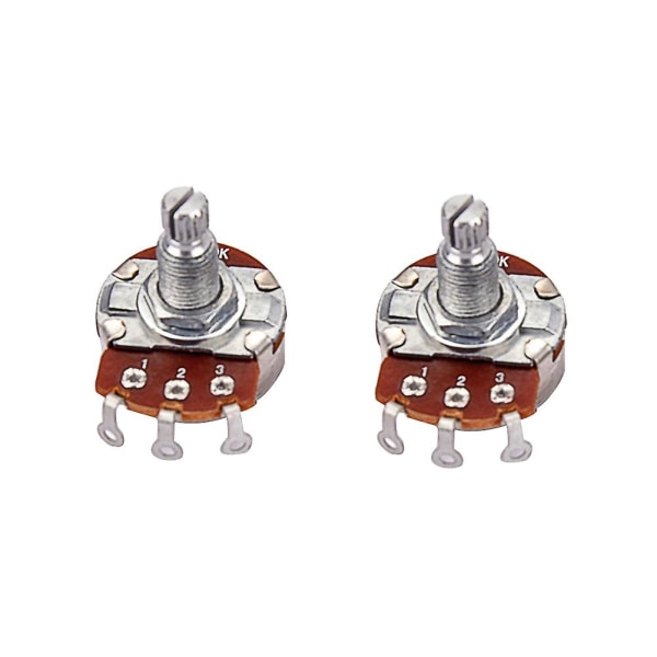 2 stk. Guitar Potentiometer Digital Potentiometer Lineær Potentiometer Bas Potentiometer Potentiometer 250k