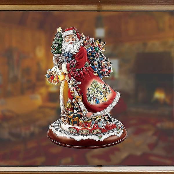 PVC Christmas Window Decorations, Room Decor, 20x30cm, Non-toxic Wall Decals