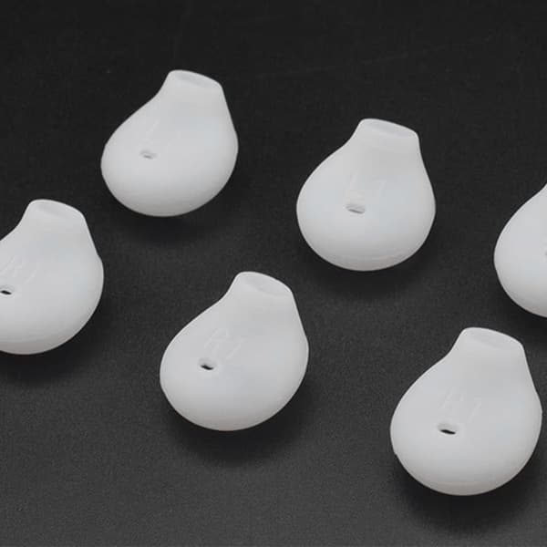 In-ear silikon hörsnäckor Tips Skal för Samsung Galaxy S6/S7, Note5/Note7 Vit Vit White