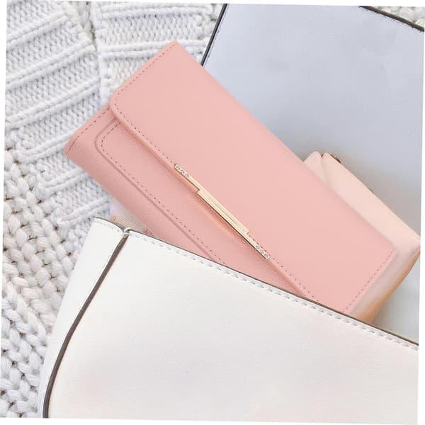 Women's Wallet with Multiple Card Slots RFID Card Holder Compact PU Leather Women's Handbag Portable Wallet