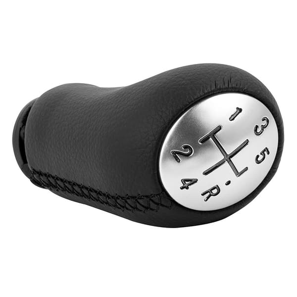 Clio 3 Gear Shift Knob - LEATHER - 5-speed Gear Shift for Laguna / Megane 2 / Clio 4 / Scenic / Kangoo