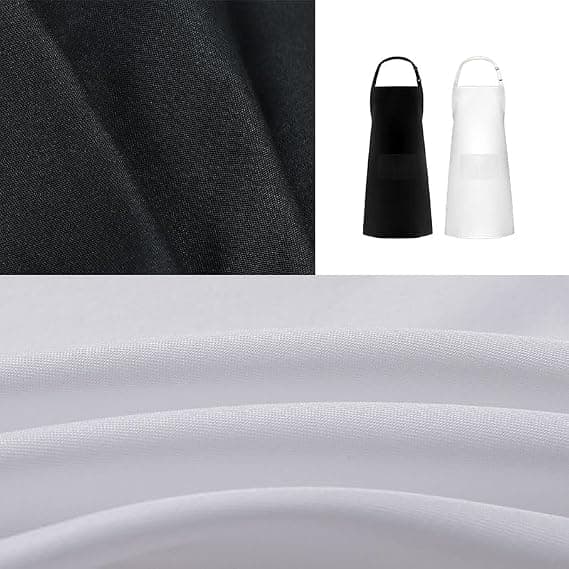 Kitchen Apron with 2 Large Pockets, Water-Repellent, Adjustable