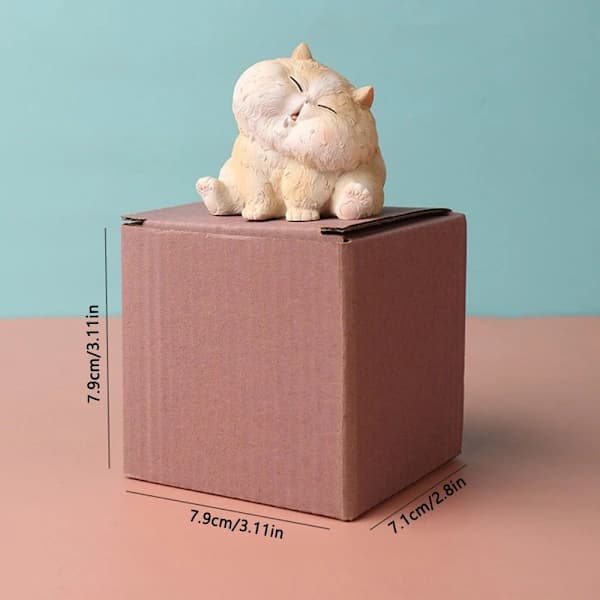 Harts Katt Staty Bobblehead Ornament 2 2 2