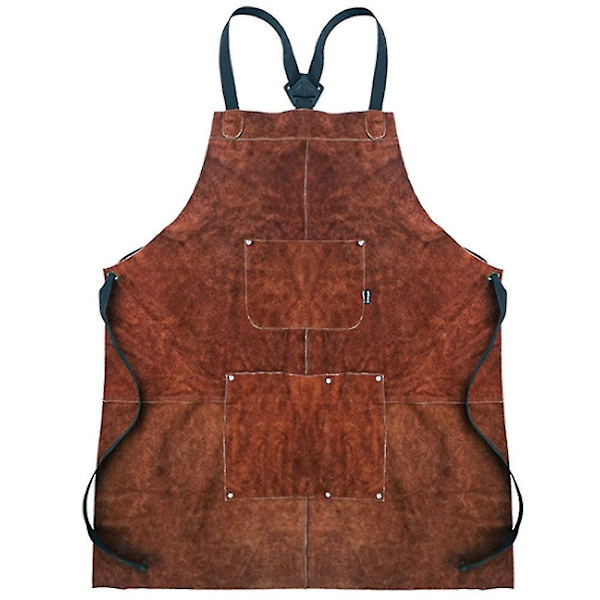 Udendørs Camping BBQ Forklæde Tykt Læder Unisex Hjem Overalls