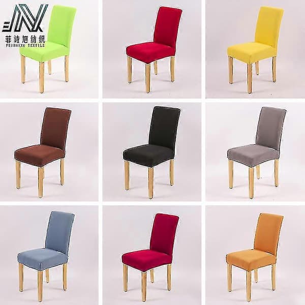 Dining Chair Covers Modern Elastic Stretch Chair Slipcovers Removable Washable Kitchen Chair Covers