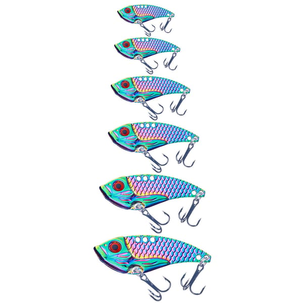 6 Dragon Scale Colorful Long Distance Casting Metal Small Sequin Iron Plate Baits