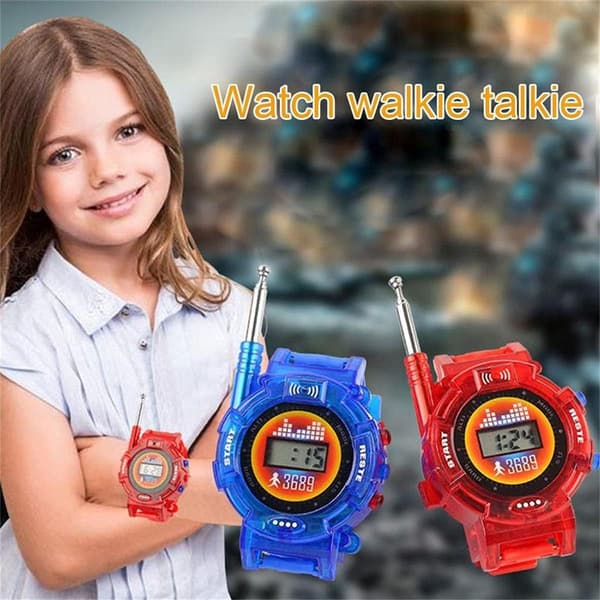 2 walkie-talkies barnradio med 150 meters räckvidd