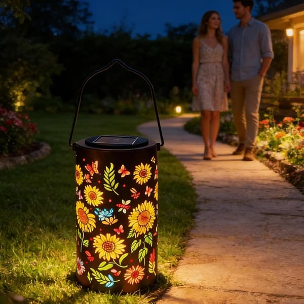 Solcellelamper til haven | Vejrbestandig LED-belysning - Solcellelamper til haven - til baghave, terrasse, balkon, gangsti, garage