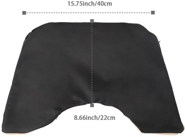 Universal Stroller Mittens, Waterproof Stroller Hand Muff, Warm Fleece Lined Winter Gloves for Stroller Handlebar, Black