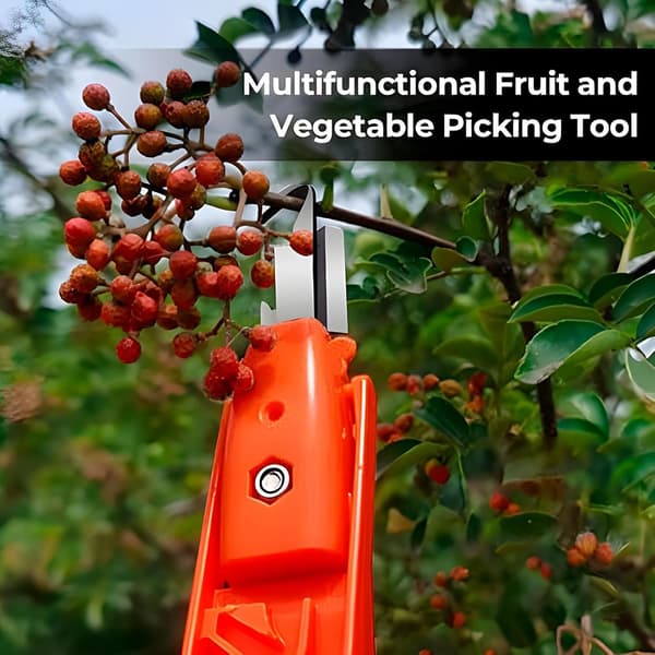 Garden Pruning Shears, Fruit Picker - Ergonomic Vegetable Harvesting Tool for Cutting Branches, Pruning and Harvesting