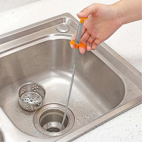 Flexible Long Reach Claw Pick Up Narrow Bend Curve Grabber Tool Spring Grip 80cm