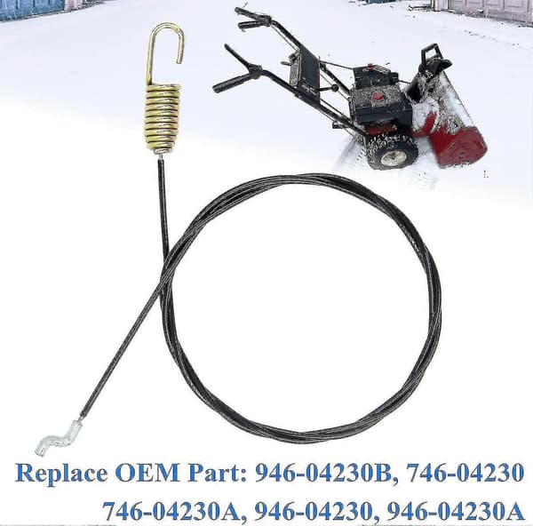 946-04230b Skruvkopplingkabel för Mtd Troy-bilt Yard Machines Yard Man Snöslungor 746-04230