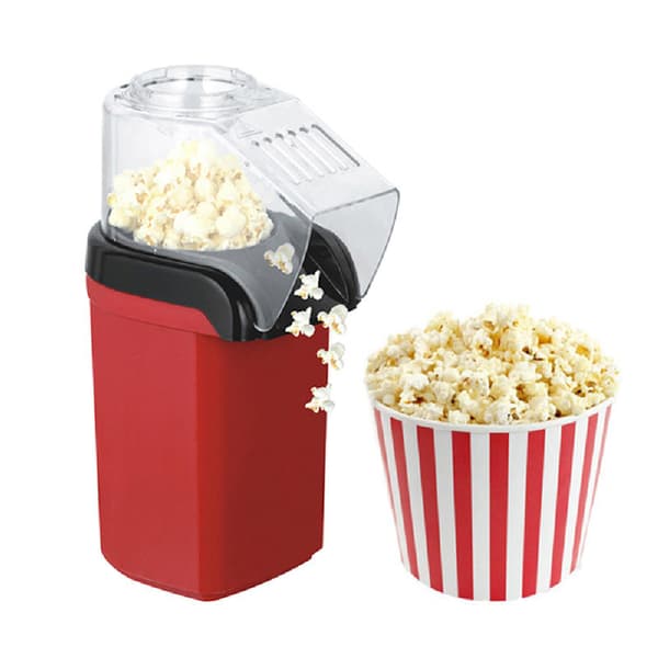 Mini Hot Air Popcorn Machine, Small Electric Blower Type, Home Use Popcorn Maker.