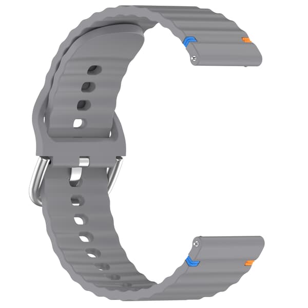 Silicone Strap for Galaxy Watch, Garmin, Huawei - 20MM Wavy