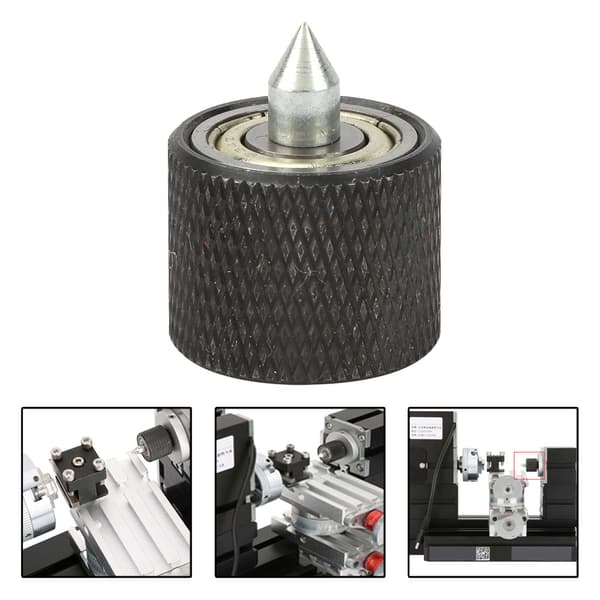 Mini Multifunctional Lathe Accessories Rotary Live Center Rotation Cone