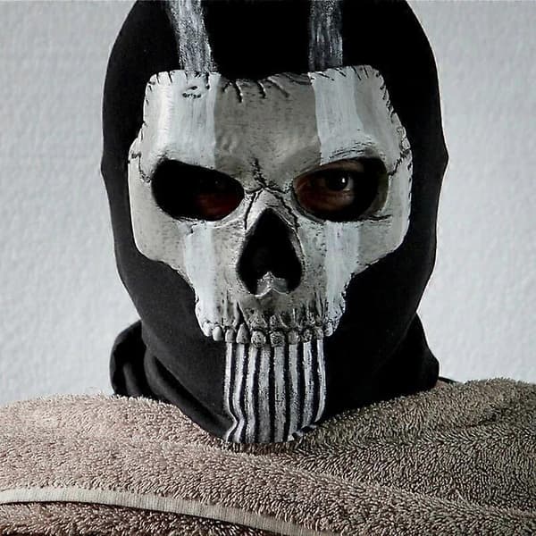 Ghost Mask V2 - Operator MW2 airsoft COD Cosplay Airsoft Tactical Skull Full Mask