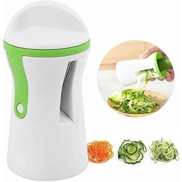 Grønnsakskutter, grønnsaksspiralizer, grønnsaksriver for gulrot, agurk, squash, spaghetti