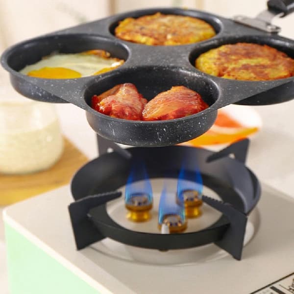 Non-stick Egg Pans - Cast Iron Egg Frying Pan - Breakfast Burger Egg Pancake Maker