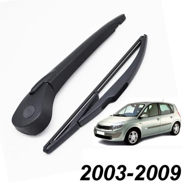 2X Rear Wiper Blade & Arm Kit for Scenic 2 / Grand Windscreen 2003 - 2009