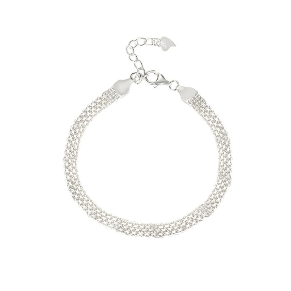 Italiensk 5 mm mesh-kæde til kvinders armbånd, high-end smykker