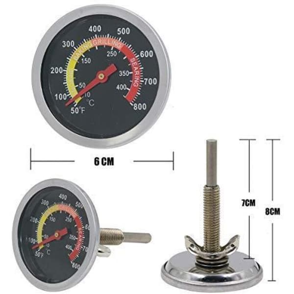 6CM Termometer, BBQ Røgetermometer, BBQ Termostat og Andre BBQ Termometre