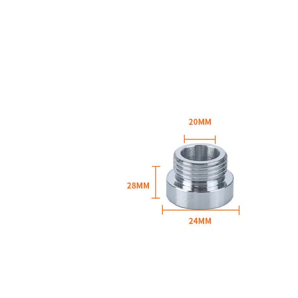 3/4 \" x 1/2 \" Krom Kranadapter, Reduceringsnippelkopplingar för Kranadapter Anslutning, Duschmunstycken