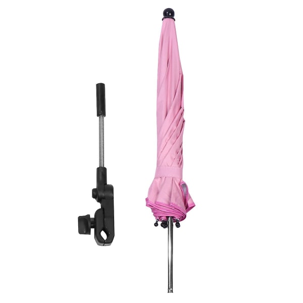 Bekväm baby parasoll multifunktionell barnvagn paraply Baby tillbehör för utsidan O Pink 76.5x65cm