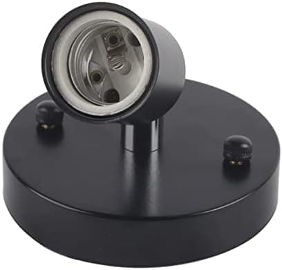 10x10cm Light Lamp Socket, E27, 180 Degree Rotation, Modern Adjustable Ceiling Lamp, Bulb Holder, Wall Lamp H