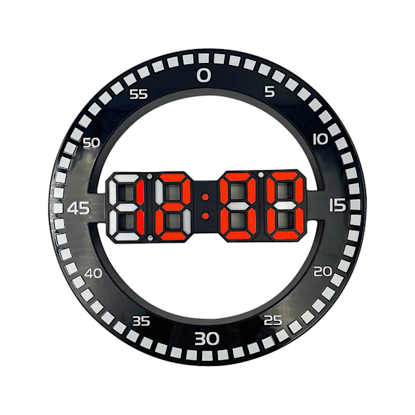 10 Tommer Digital Smart Springende Vægur, Lydløs Vægur, Stue Og Soveværelse Ur Uden T