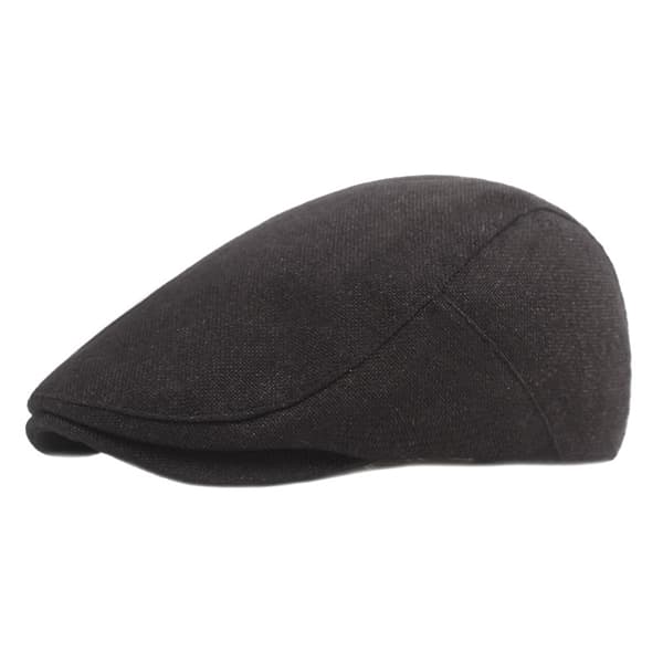 Unisex Casual Beret Cotton Hat Adjustable Visor Caps for Leisure