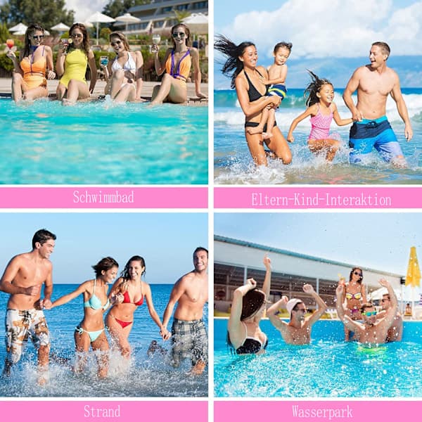 Pool Float 4-i-1 Vandmadras til pools