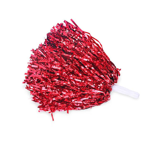 Røde cheerleading pomponer, cheerleader pomponer, cheerleader pompon