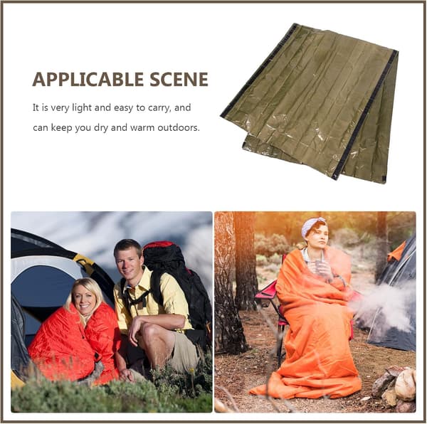 Reusable Emergency Sleeping Bag for Survival and Hiking